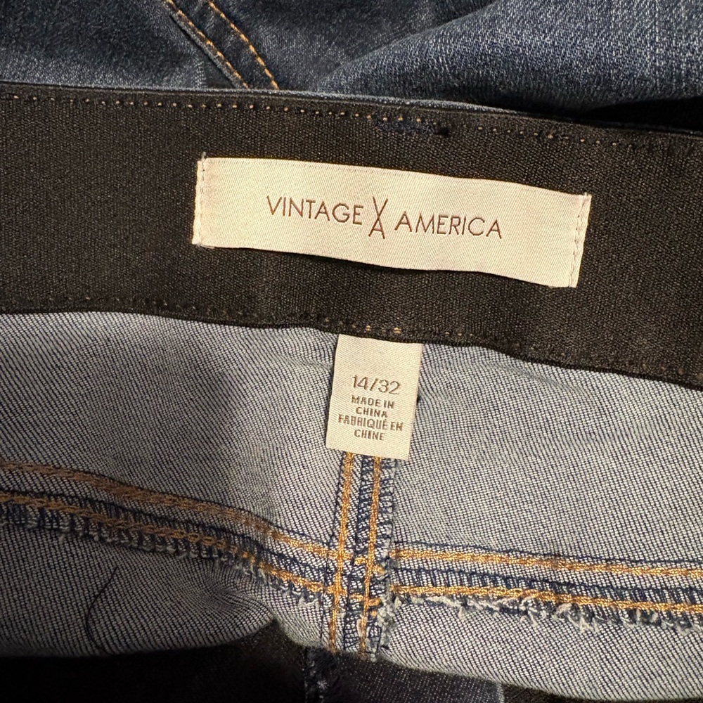 Vintage America Deep Indigo Skinny Jeans - Picture 8 of 8